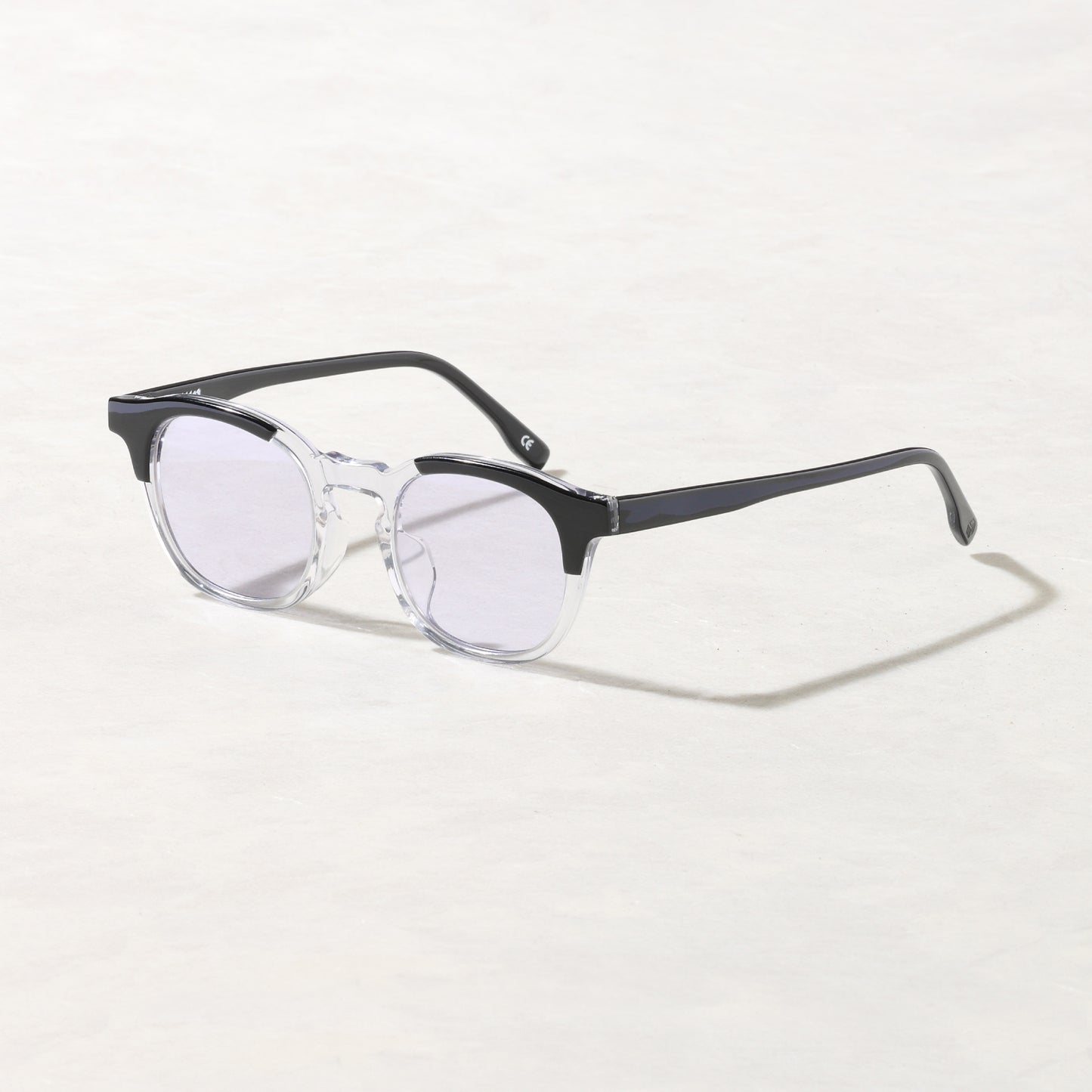 #06 BLACK × CLEAR / SMOKY PURPLE