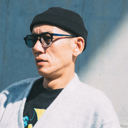 #03 BLUE × CLEAR WHITE / GRAYISH BLUE