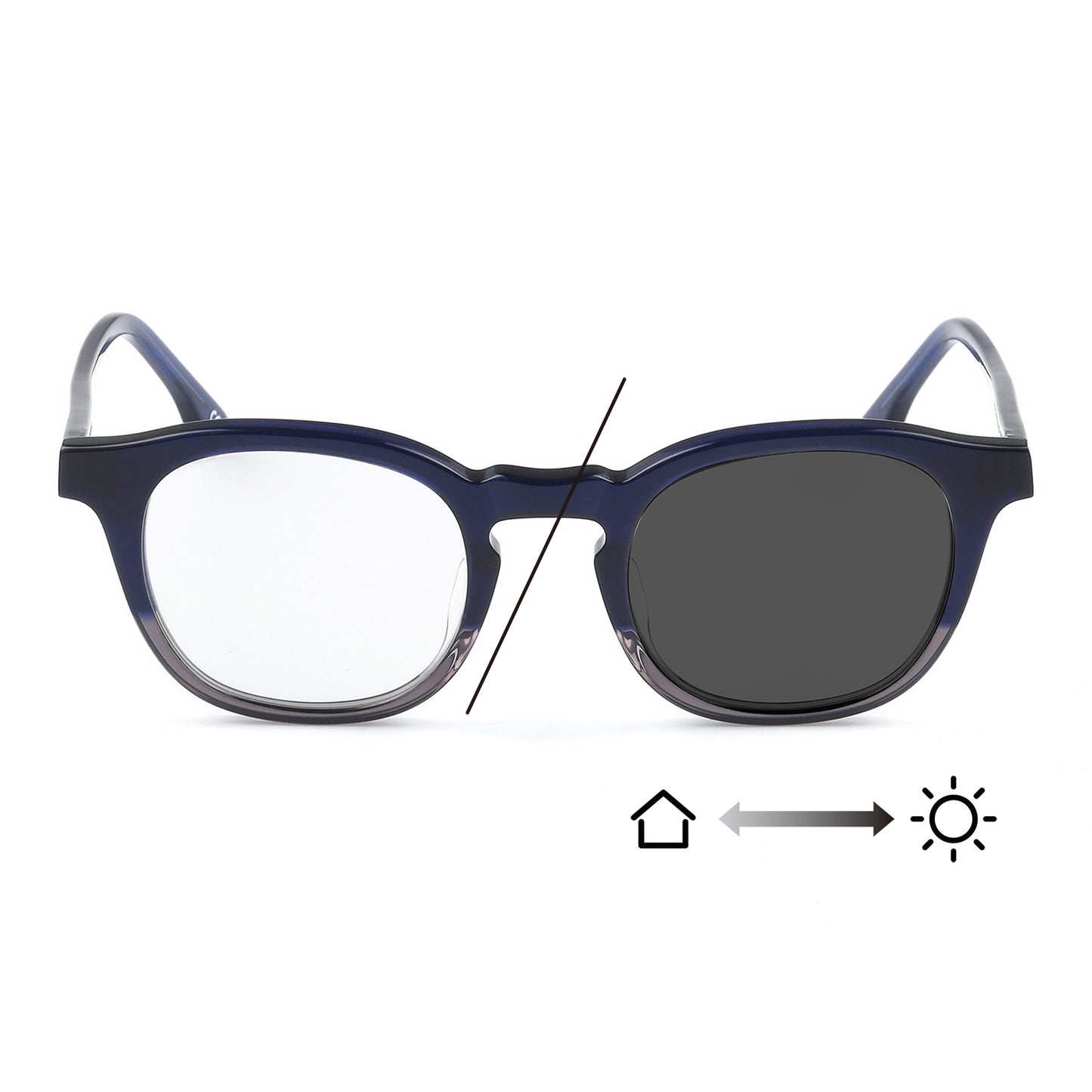 #06 BLUE × GREY / CLEAR to GREY(調光)