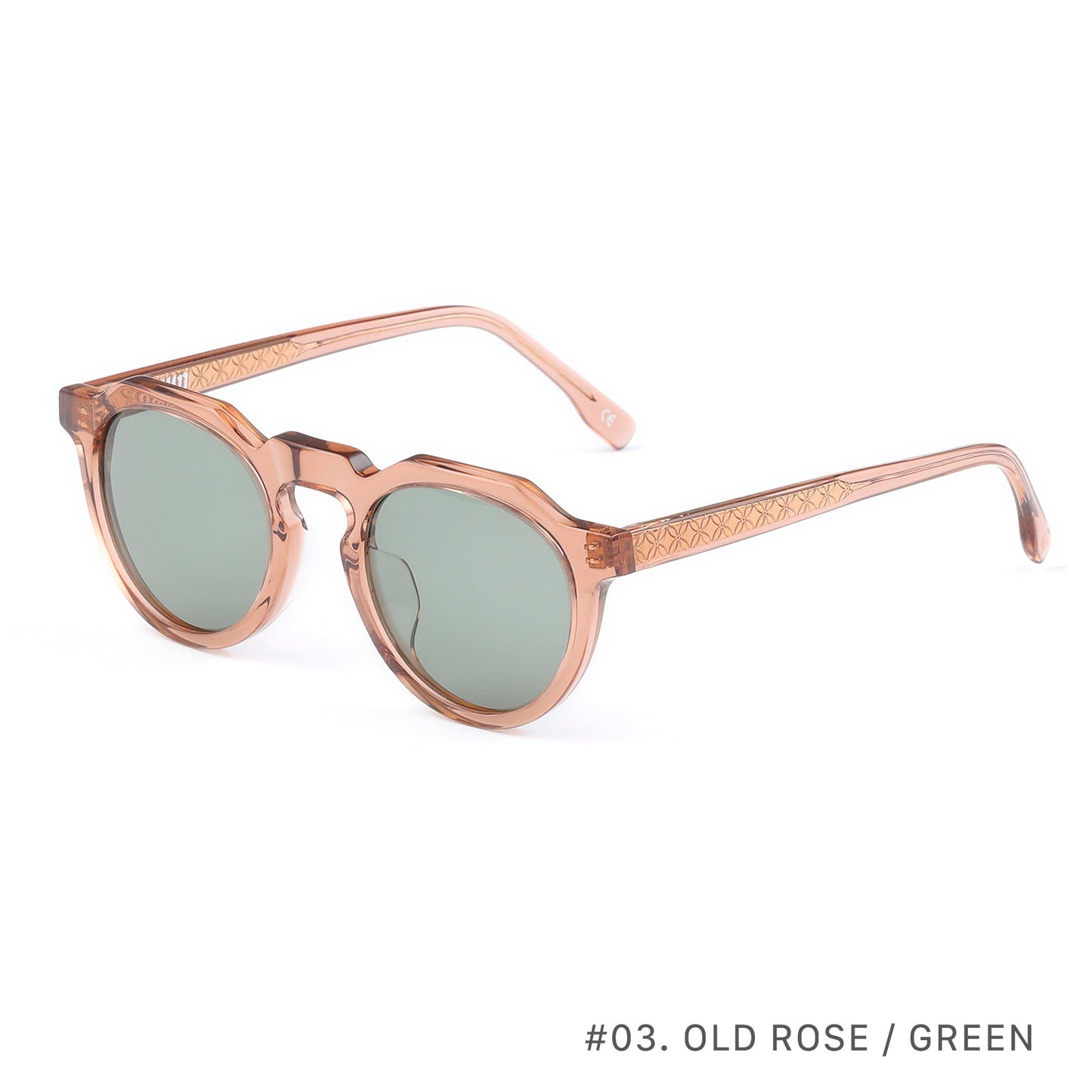 #03 BLACK × OLD ROSE / LIGHT GREY