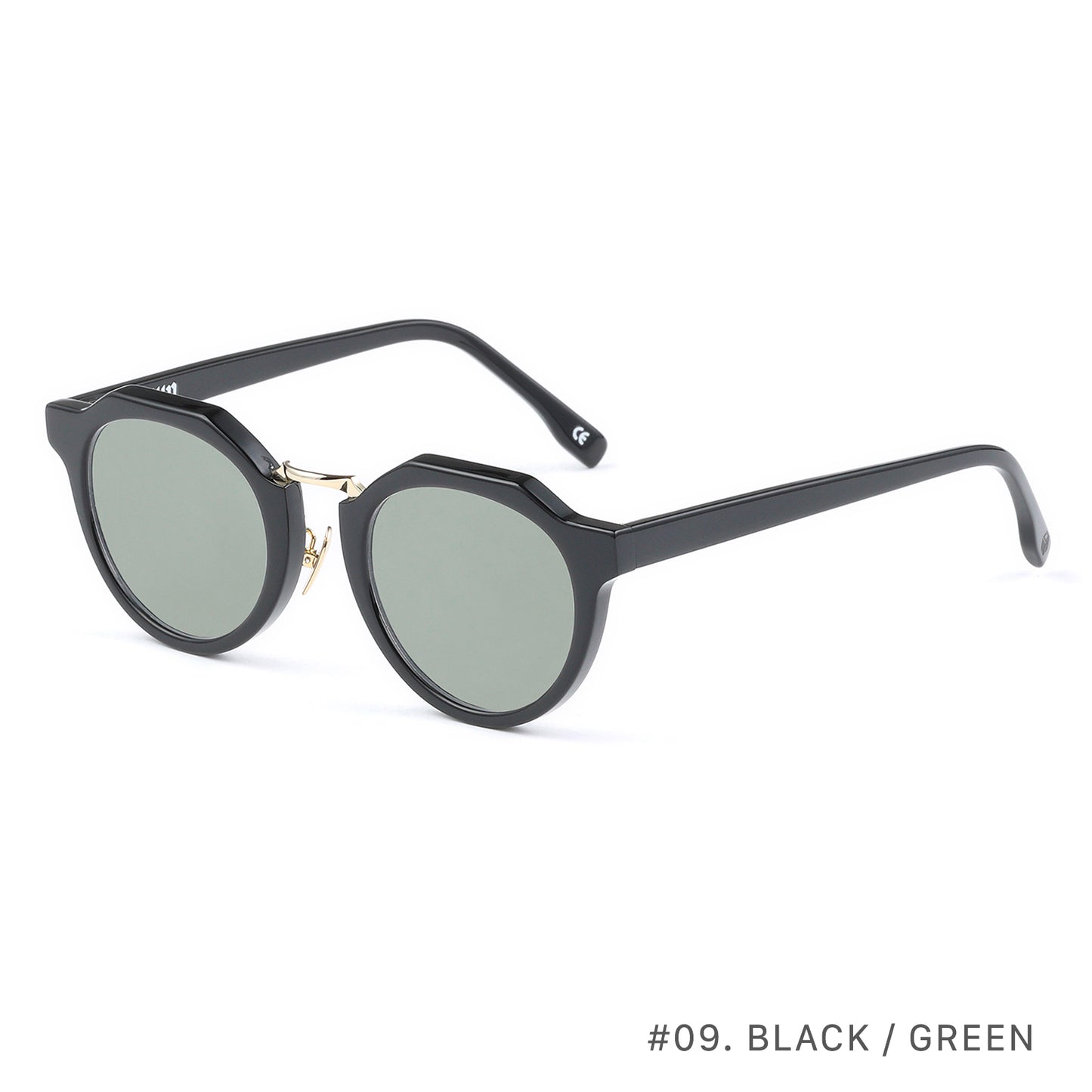 #09 BLACK / SMOKEY GREEN