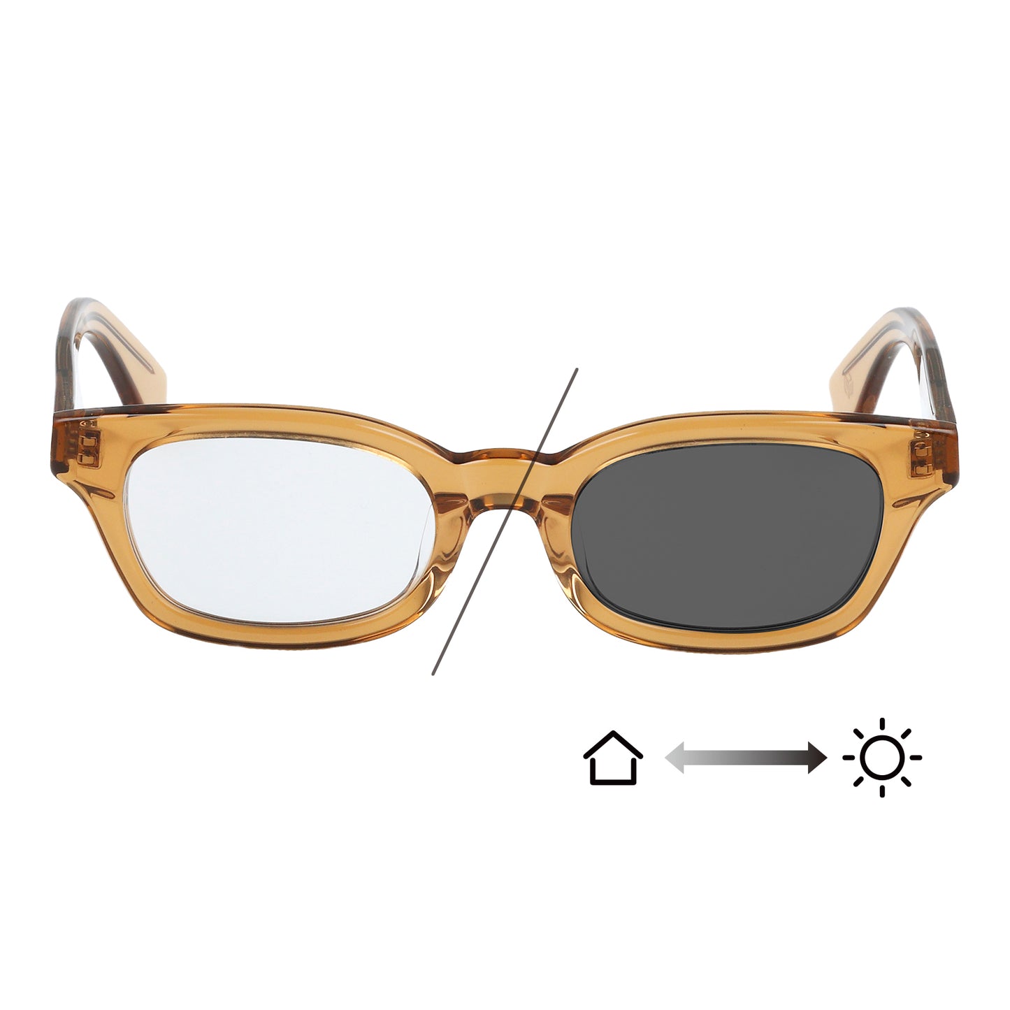 #12 CLEAR BROWN / CLEAR to GREY (調光)