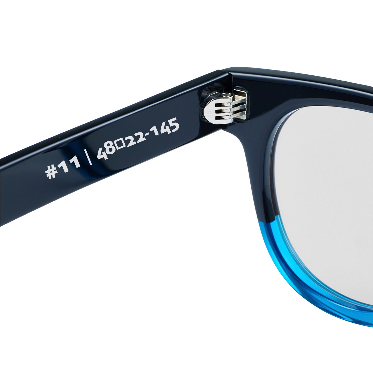 #11 BLACK × COBALT / LIGHT GREY