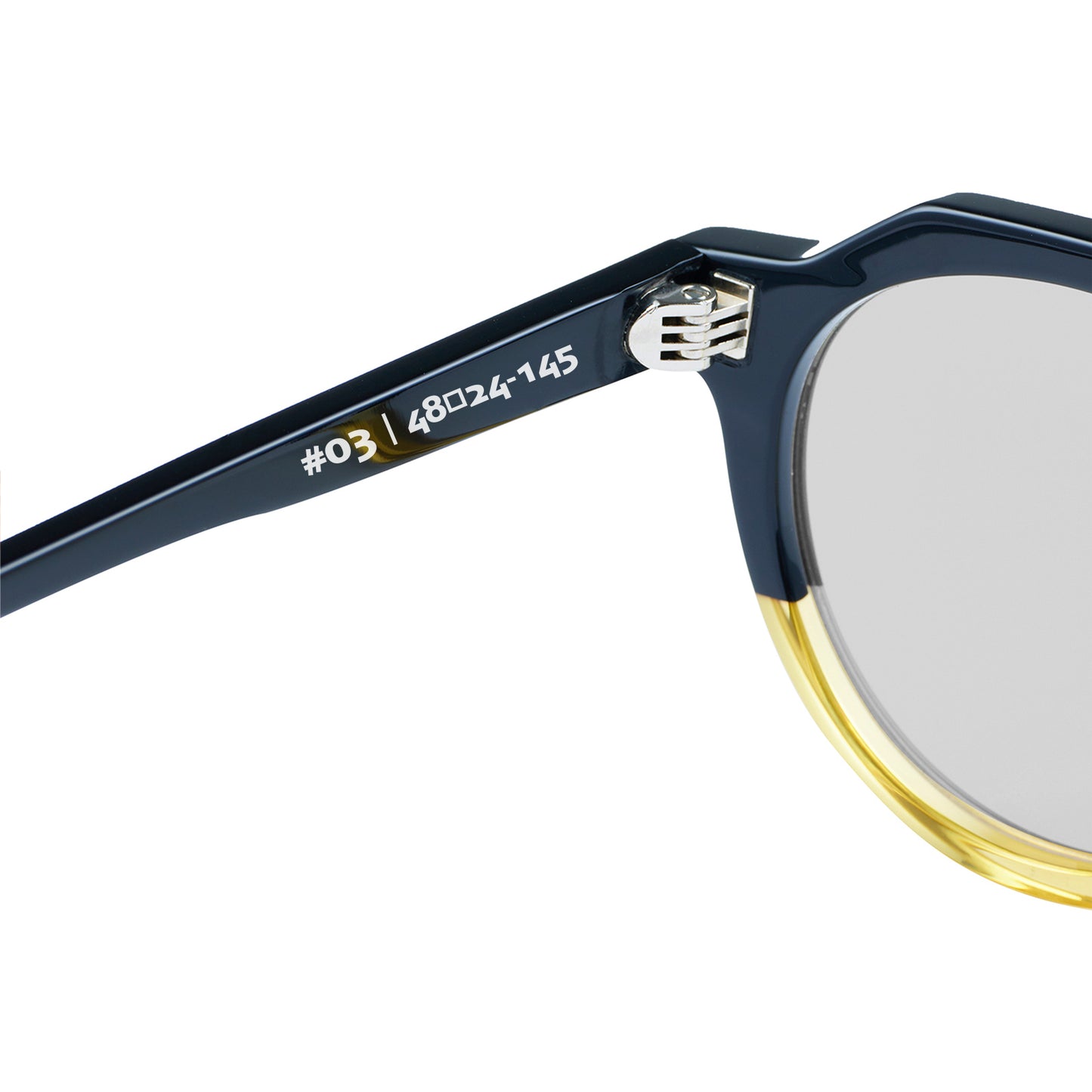#03 BLACK × YELLOW / LIGHT GREY