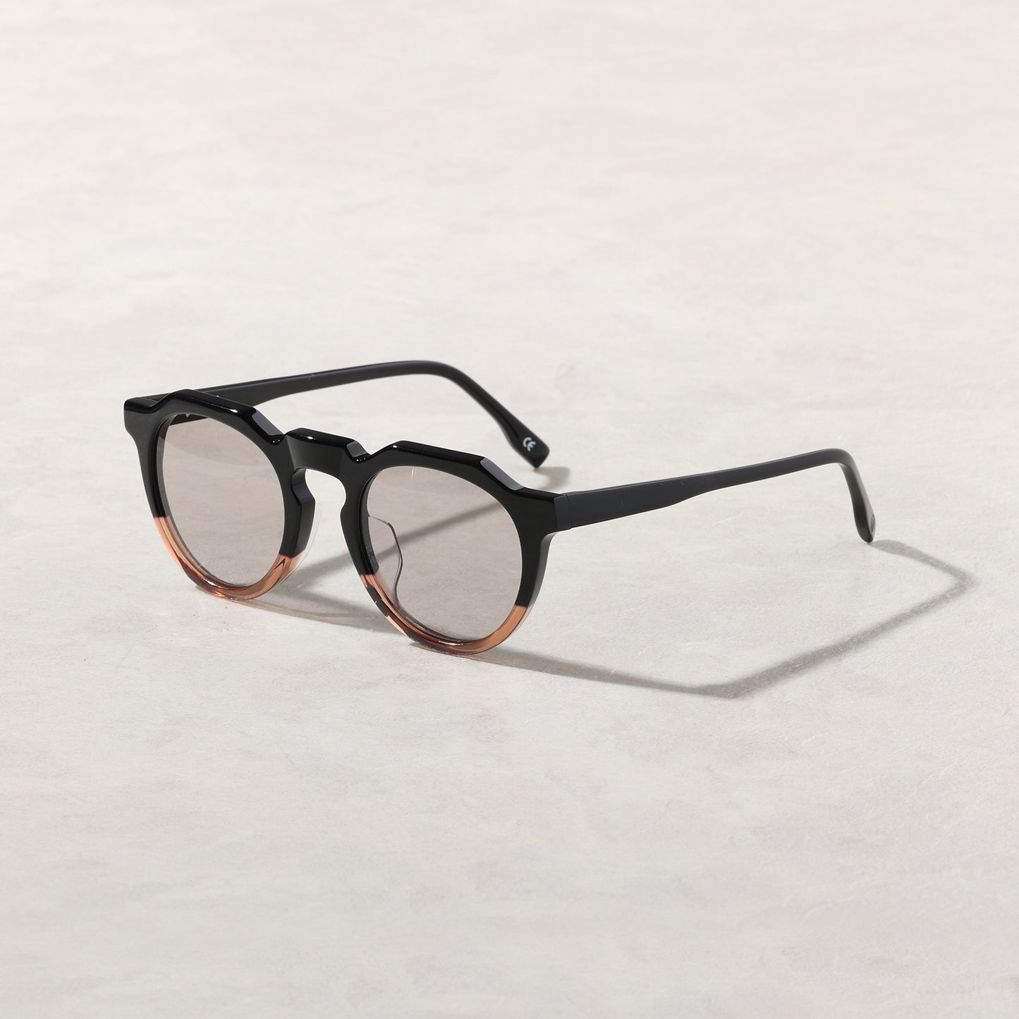 #03 BLACK × OLD ROSE / LIGHT GREY