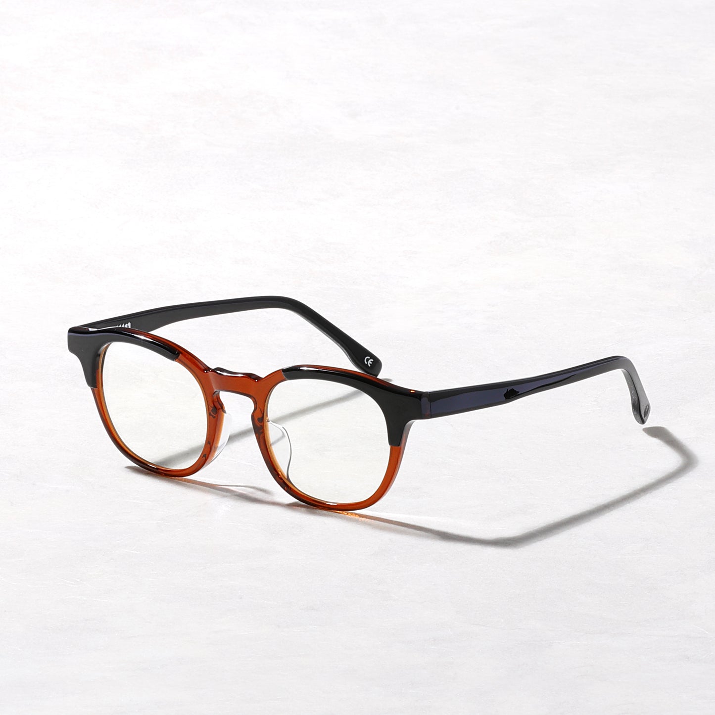 #06 BLACK × BROWN / CLEAR