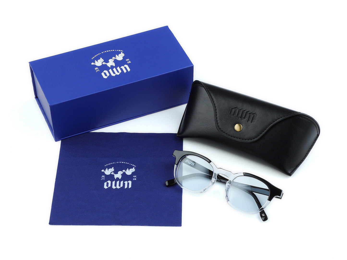 #06 BLACK × CLEAR / SMOKY BLUE