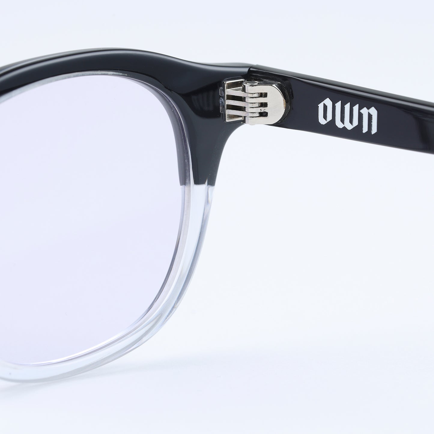 #06 BLACK × CLEAR / SMOKY PURPLE