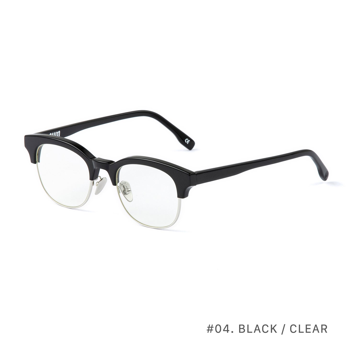 #04 BLACK/CLEAR