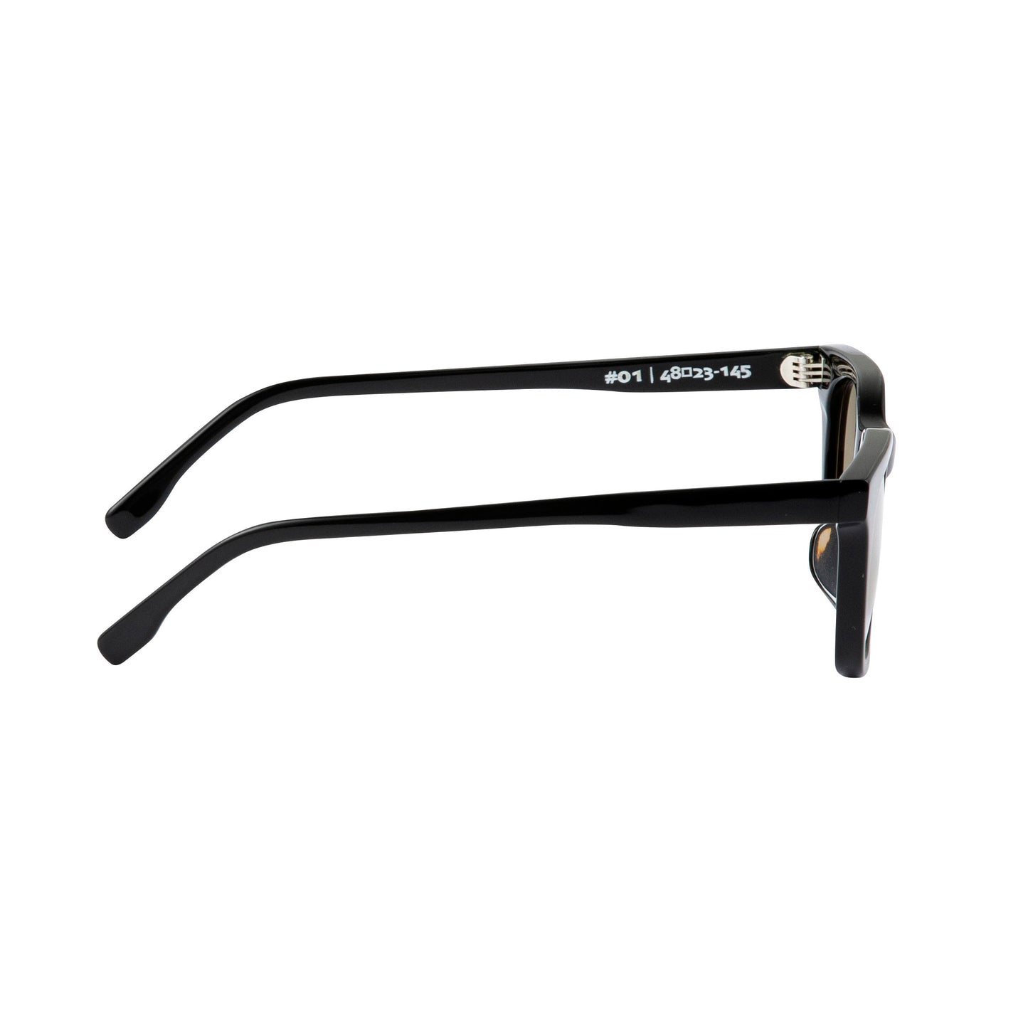 #01 BLACK/CLEAR BROWN