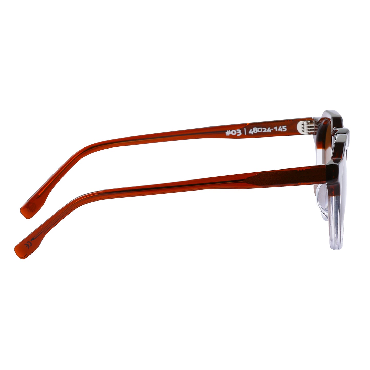 #03 BROWN × CLEAR / CLEAR BROWN