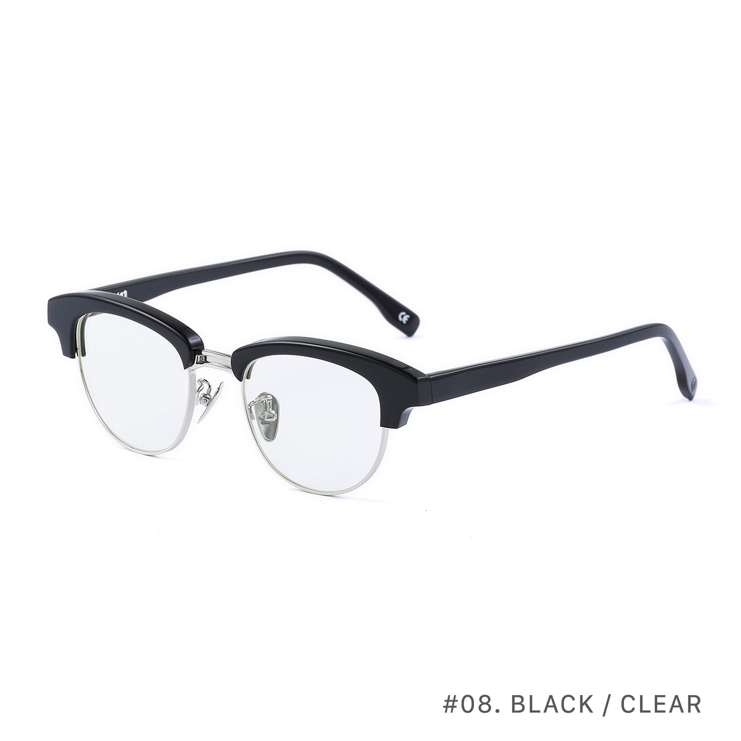 #08 BLACK / CLEAR