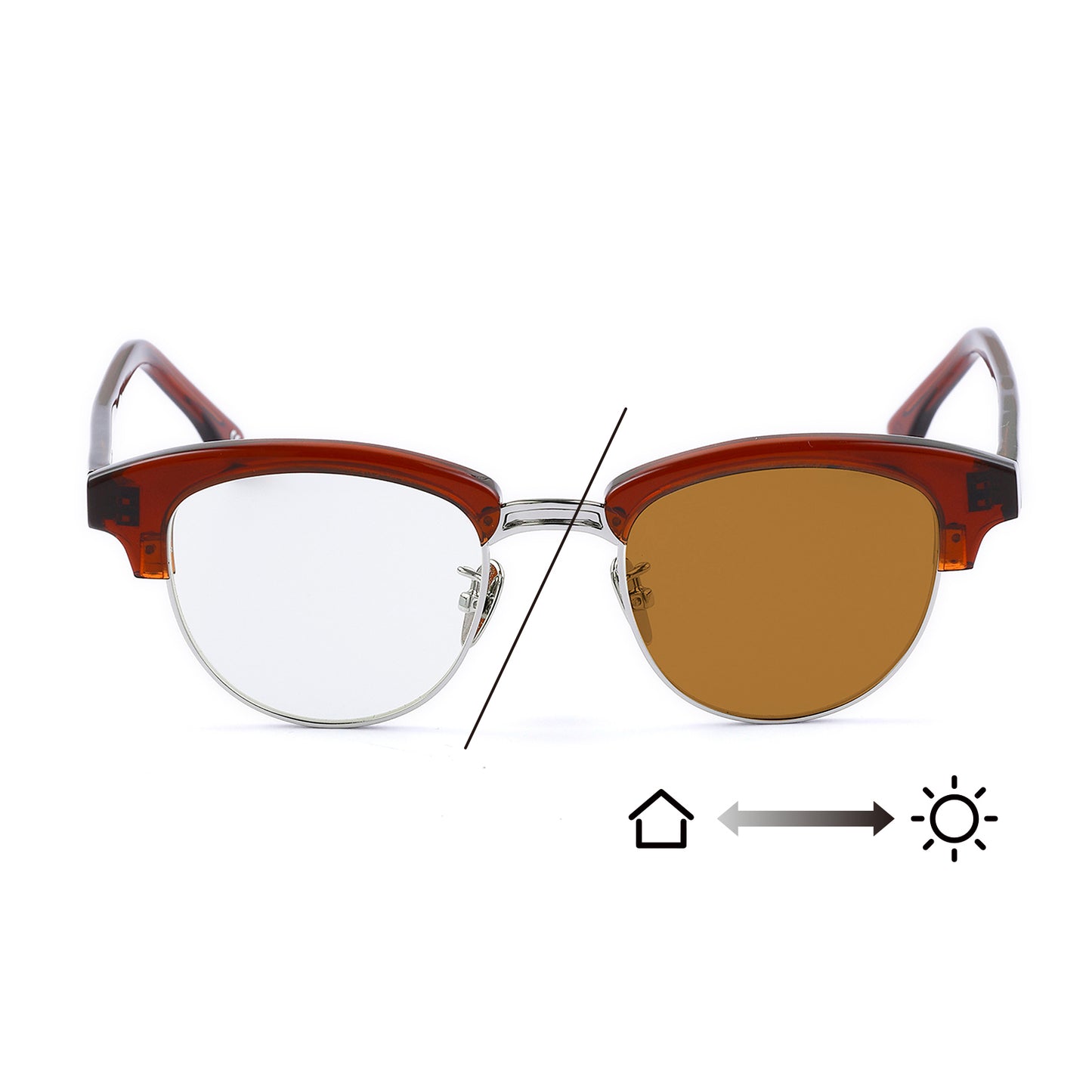 #08 BROWN / CLEAR to BROWN(調光)