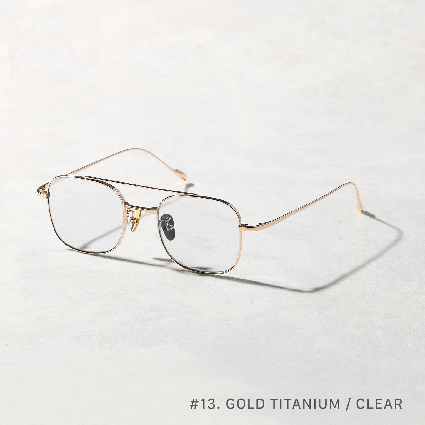 #13　GOLD TITANIUM / CLEAR