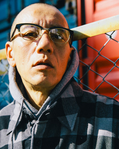 #19　GREY BROWN / CLEAR