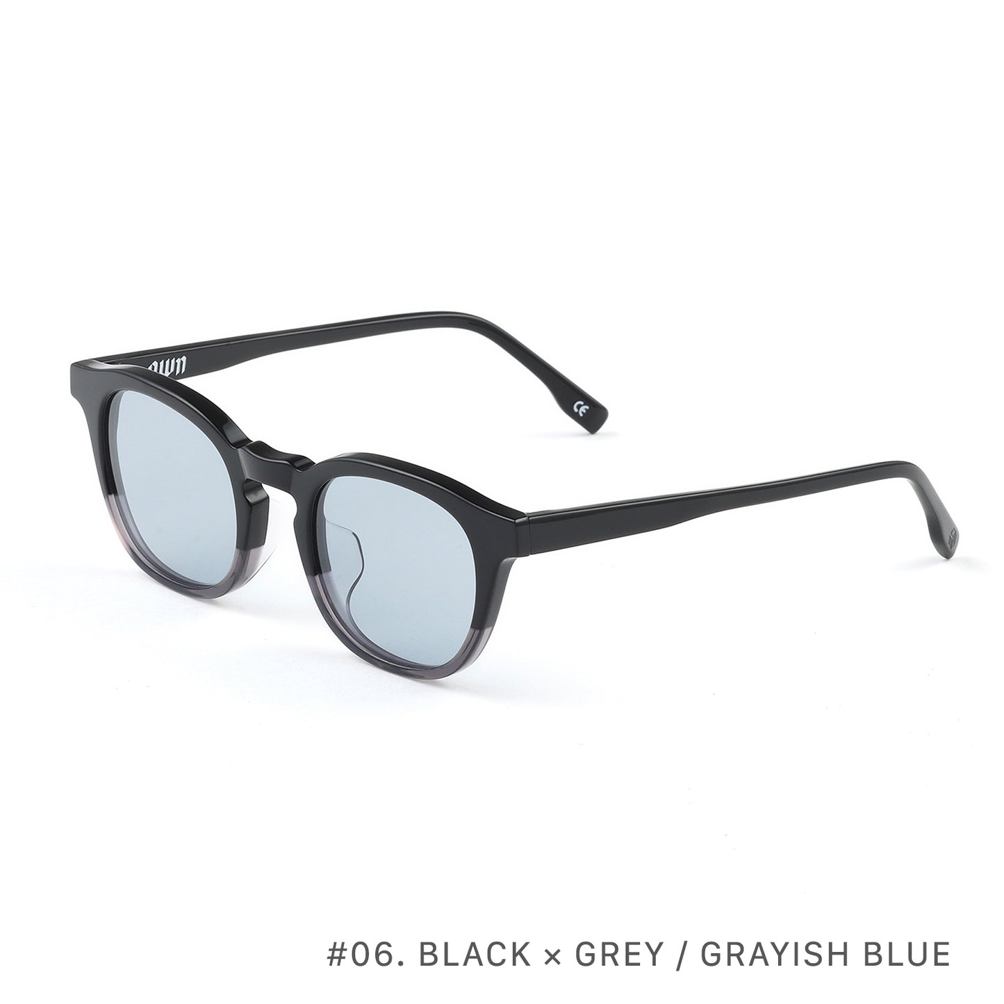 #06　BLACK × GREY / GRAYISH BLUE