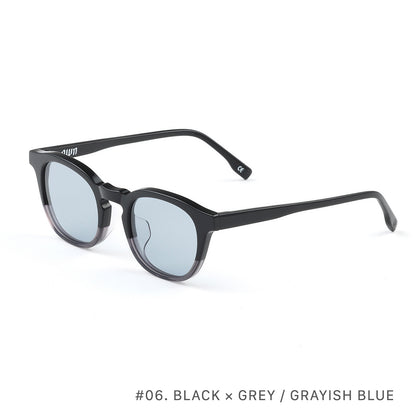 #06　BLACK × GREY / GRAYISH BLUE