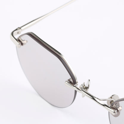 #10　SILVER TITANIUM / CLEAR GREY