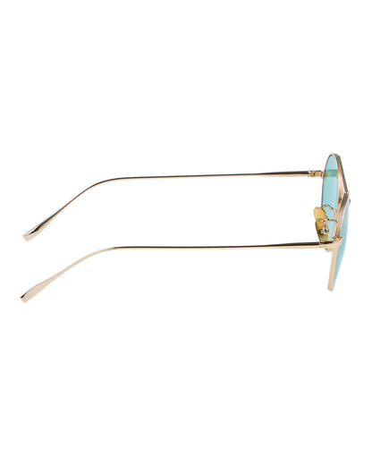 #17　GOLD TITANIUM / LIGHT GREEN
