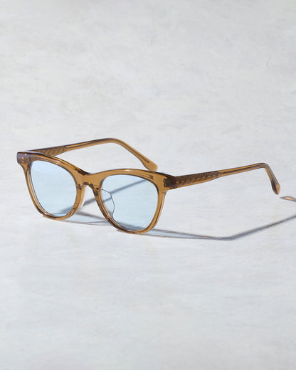 #14　CLEAR BROWN / SMOKEY BLUE