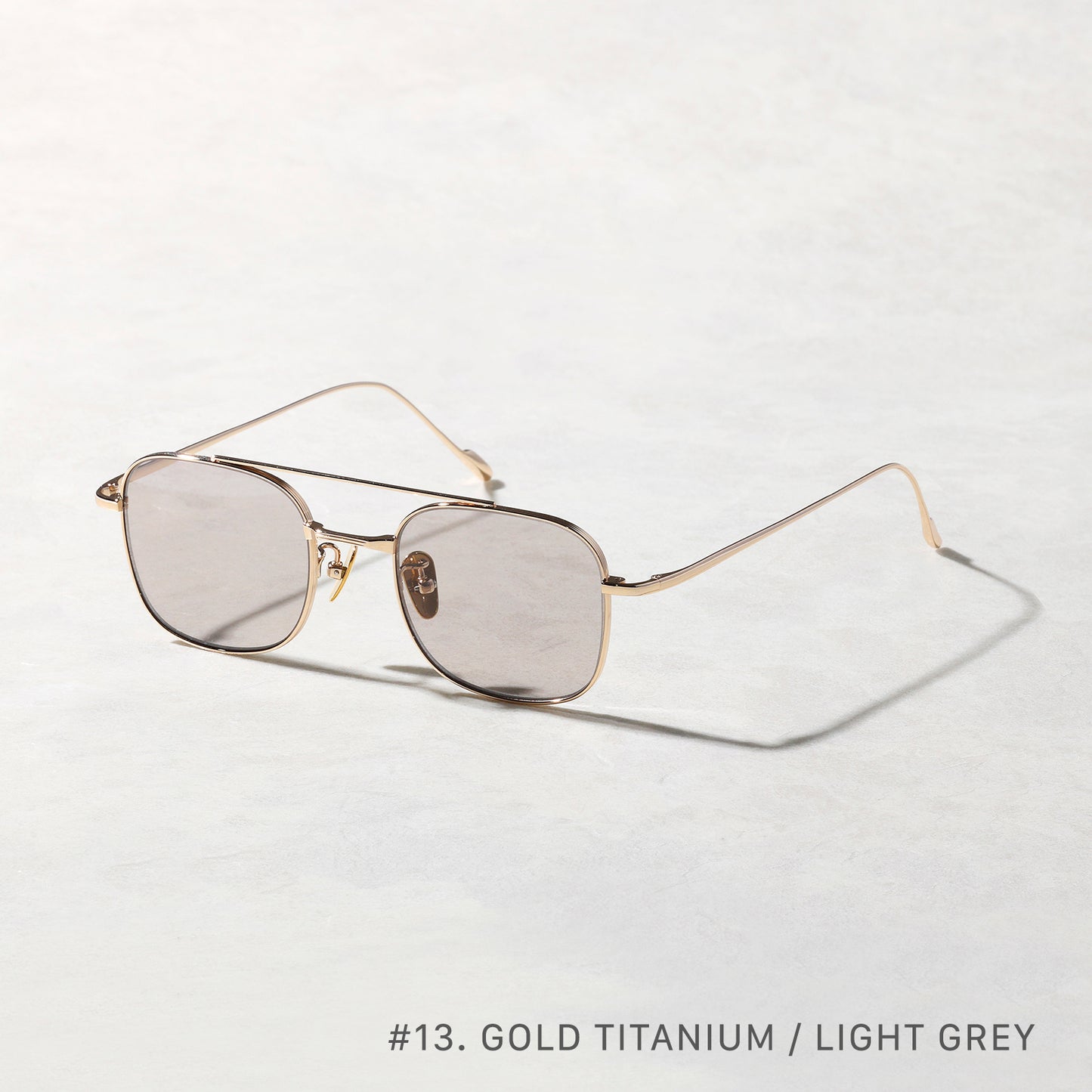 #13　GOLD TITANIUM / CLEAR