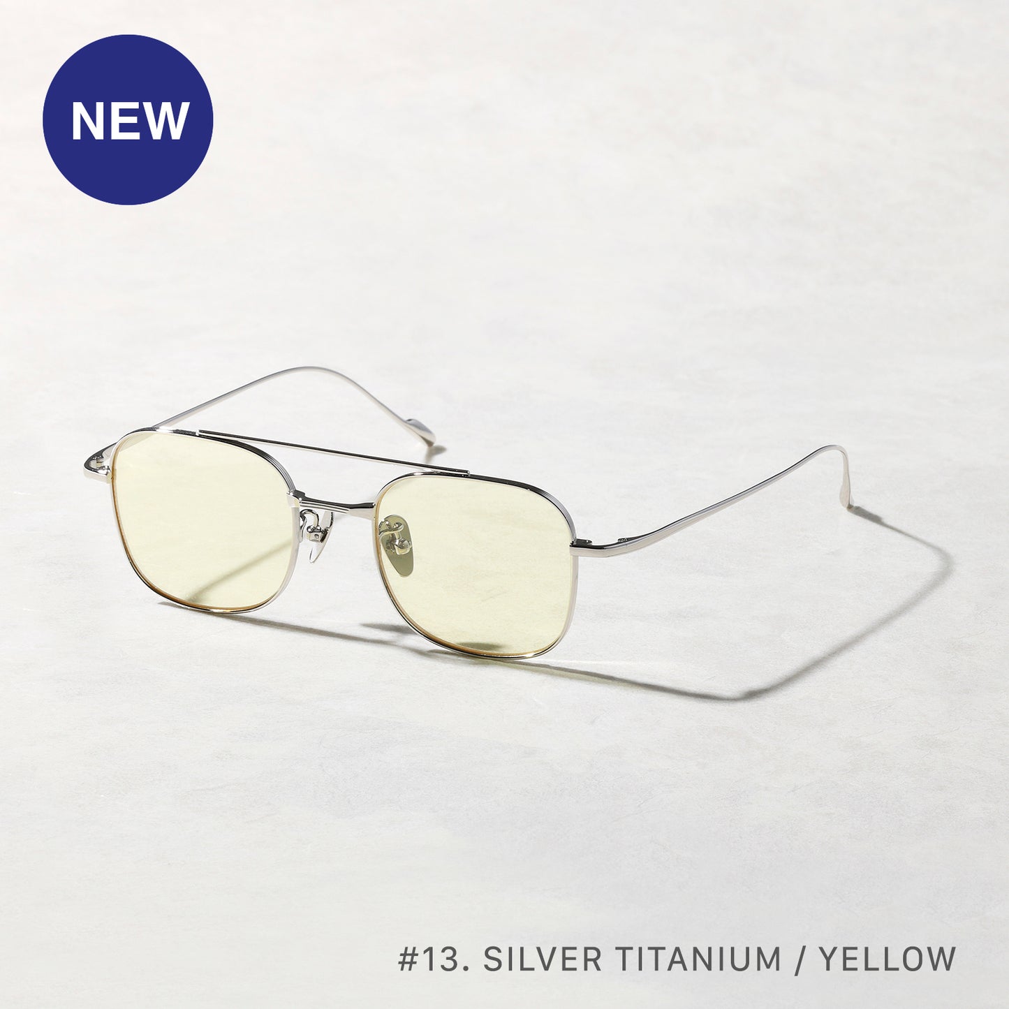 #13　SILVER TITANIUM / YELLOW