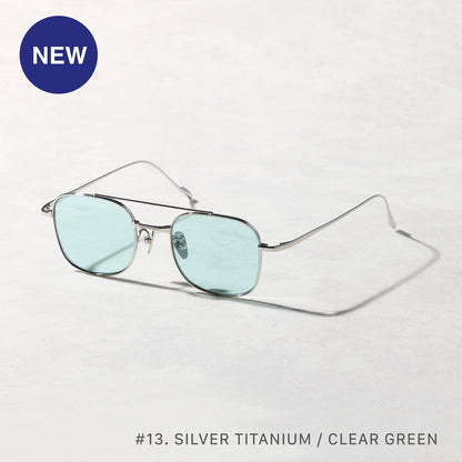 #13　SILVER TITANIUM / CLEAR GREEN