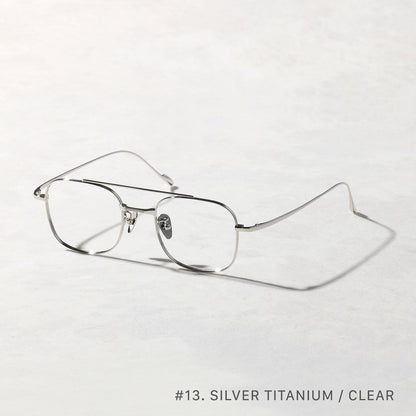 #13　SILVER TITANIUM / CLEAR GREEN