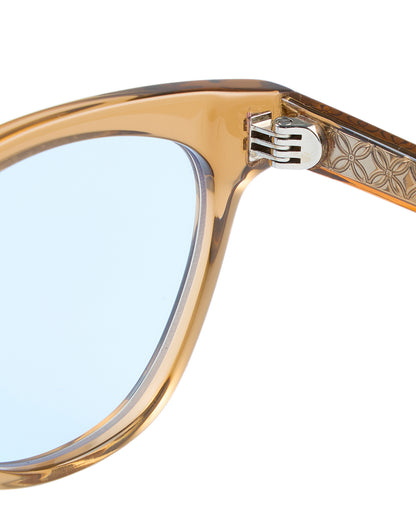 #14　CLEAR BROWN / SMOKEY BLUE