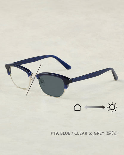 #19　GREY BROWN / CLEAR to GREY (調光)