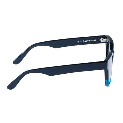 #11　BLACK × COBALT / LIGHT GREY