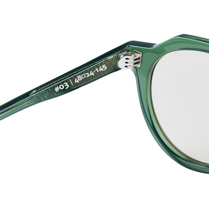 #03　IVY GREEN / CLEAR BROWN