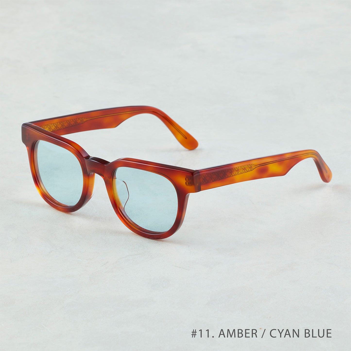 #11　AMBER / CYAN BLUE