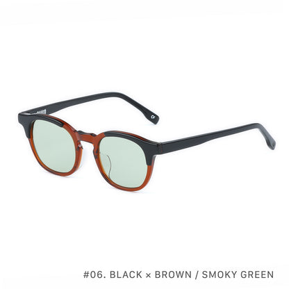 #06　BLACK × BROWN / CLEAR