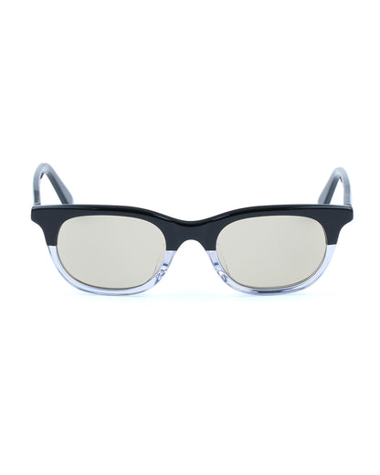 #20　BLACK × CLEAR / CLEAR BROWN