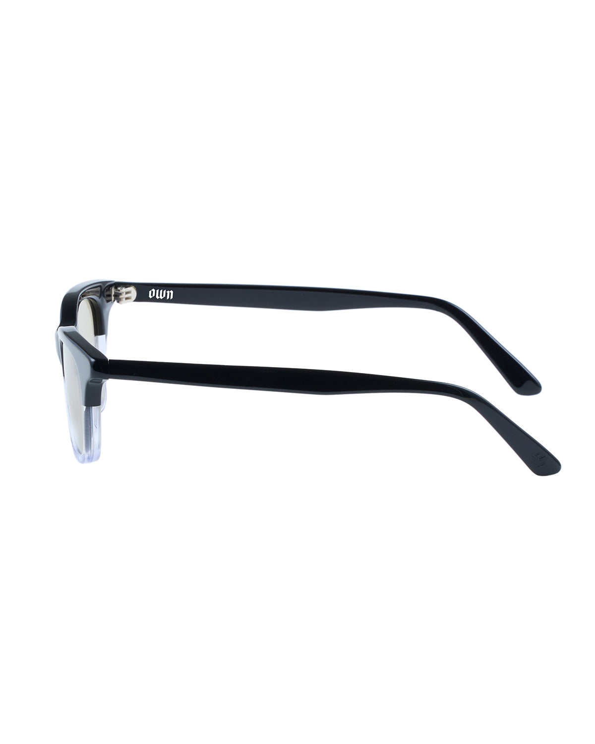 #20　BLACK × CLEAR / CLEAR BROWN