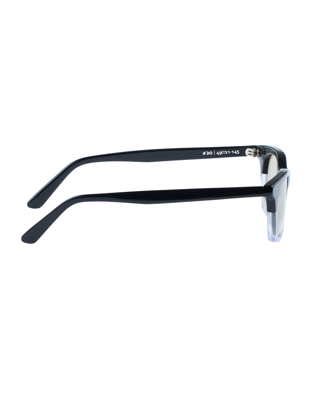 #20　BLACK × CLEAR / CLEAR BROWN