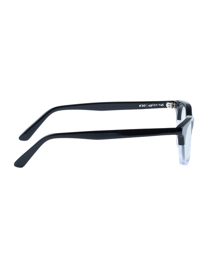 #20　BLACK × CLEAR / CLEAR to GREY (調光)