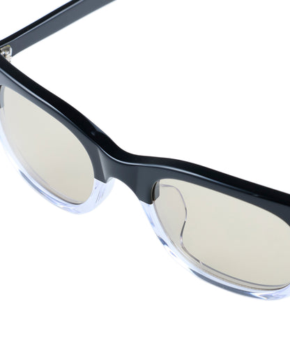 #20　BLACK × CLEAR / CLEAR BROWN