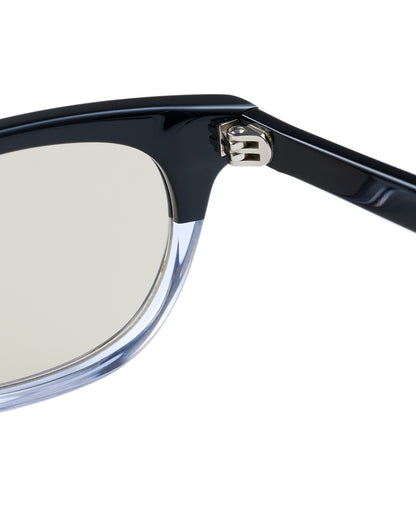#20　BLACK × CLEAR / CLEAR BROWN