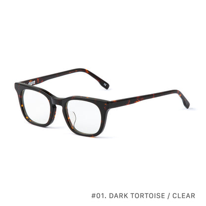 #01　DARK TORTOISE/CLEAR