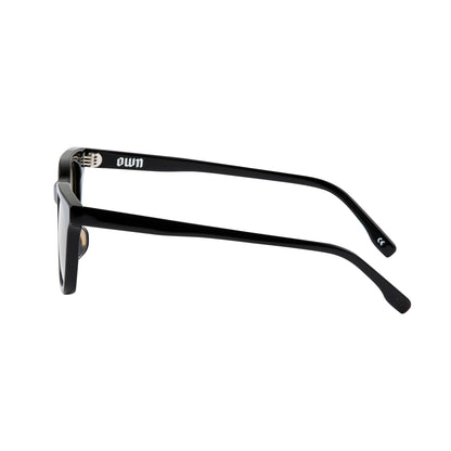 #01　BLACK/CLEAR BROWN