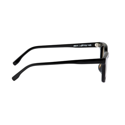 #01　BLACK/CLEAR BROWN