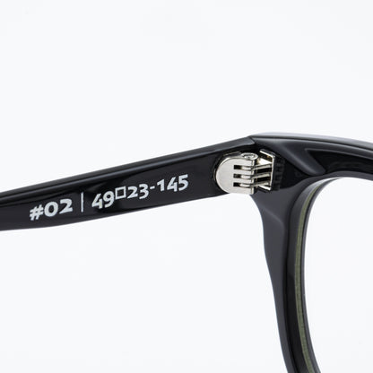 #02　BLACK/CLEAR