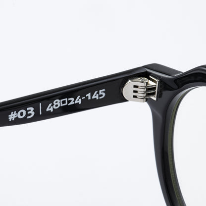#03　BLACK/CLEAR