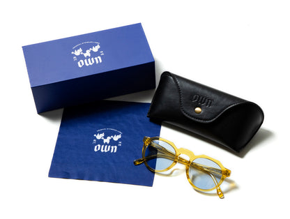 #03　YELLOW/CLEAR BLUE