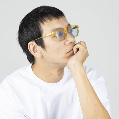 #03　YELLOW/CLEAR BLUE