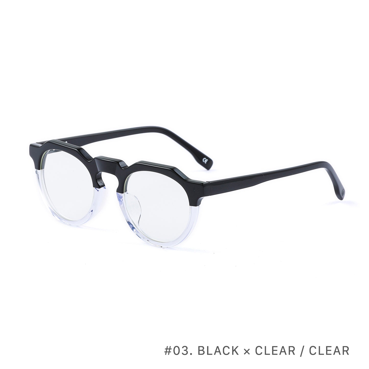 #03　BLACK × CLEAR / CLEAR